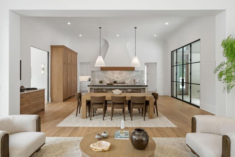 Furnished interior view inside a new home in , Atlanta (Image 42).