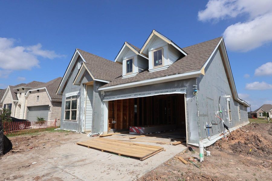 In-progress construction of a new home in Meridiana - Terrace Collection, Manvel, TX (Image 10).