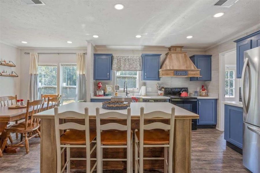 Furnished interior view inside a new home in , Talking Rock (Image 8).