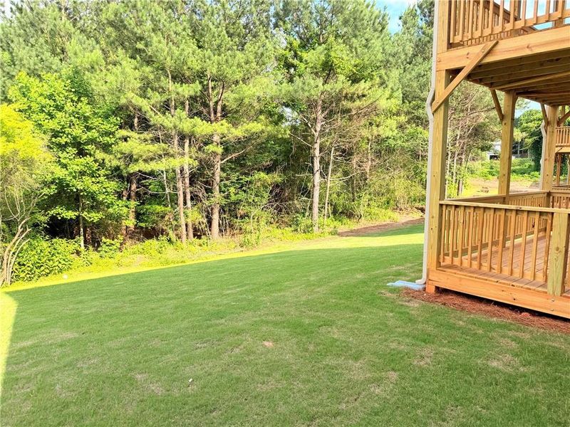 Exterior details and patio area of a home in Magnolia Villas, Cornelia (Image 16).