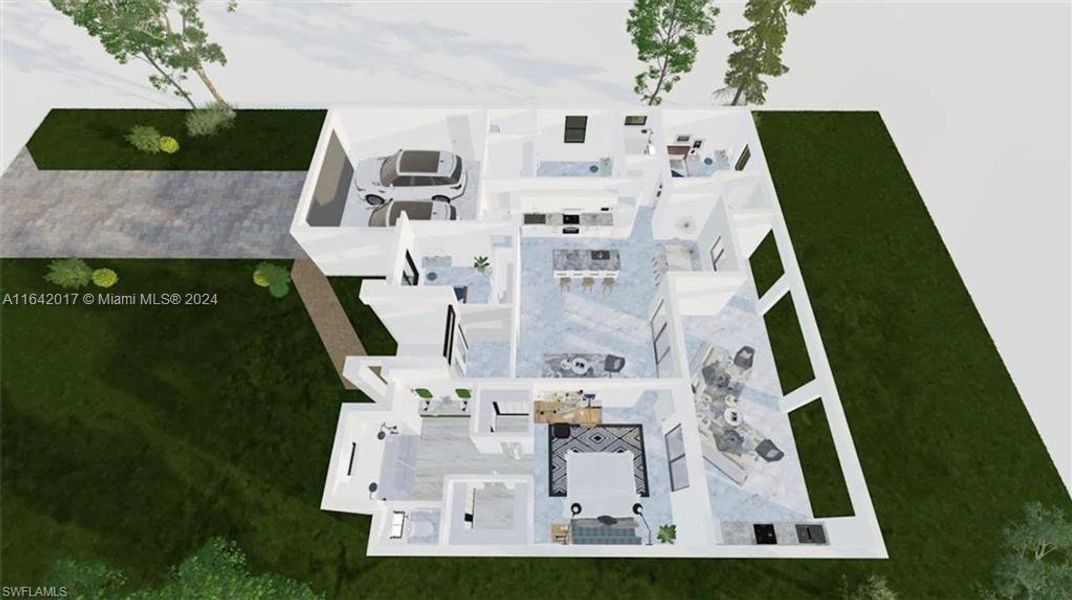 2D floor plan layout of this home in , Cape Coral, FL (Image 5). 2D floor plan layout of this home in , Cape Coral, FL (Image 5).