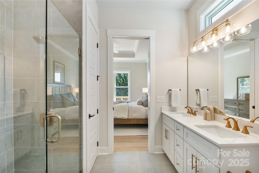 Furnished interior view inside a new home in , Fort Mill (Image 25).