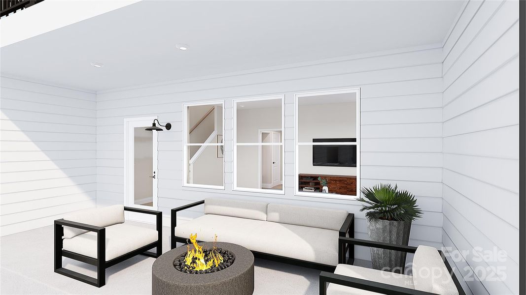 The Sparrow Rendering | Archer Row *actual finishes, color scheme, orientation vary on this home. Furniture not included