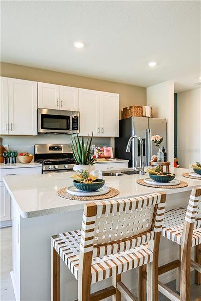 Furnished interior view inside a new home in Waterstone, Groveland (Image 10). Furnished interior view inside a new home in Waterstone, Groveland (Image 10).
