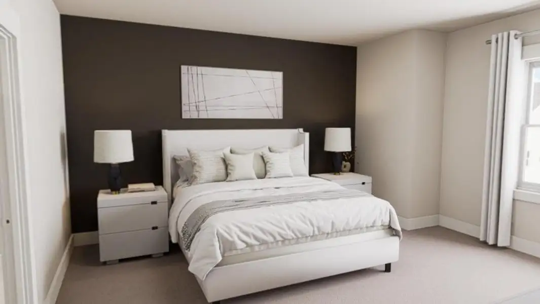 Furnished interior view inside a new home in Allen Park, Raleigh (Image 4).