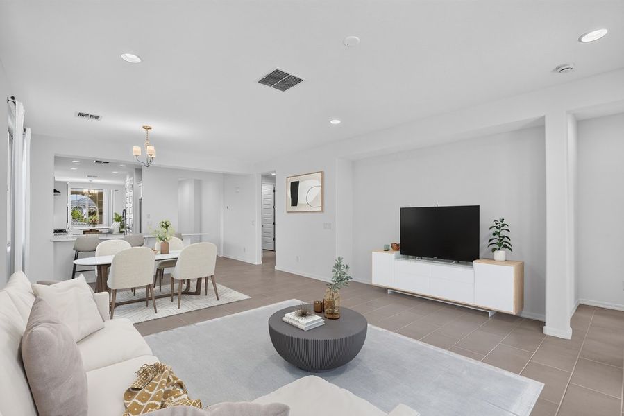 Furnished interior view inside a new home in Stonehaven, Glendale (Image 5).