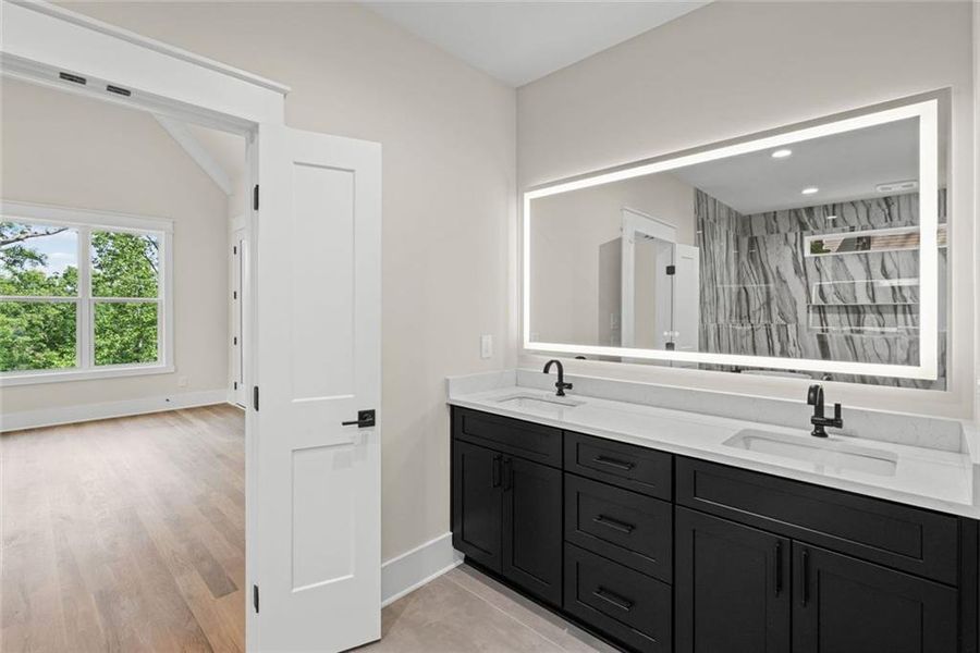 Furnished interior view inside a new home in , Dawsonville (Image 17).
