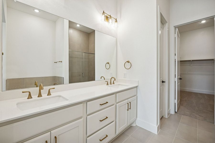 Furnished interior view inside a new home in Newman Village Townhomes, Frisco (Image 16).