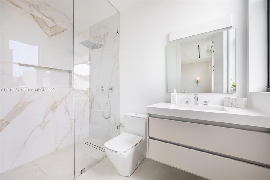 Furnished interior view inside a new home in , Miami Beach (Image 31). Furnished interior view inside a new home in , Miami Beach (Image 31).