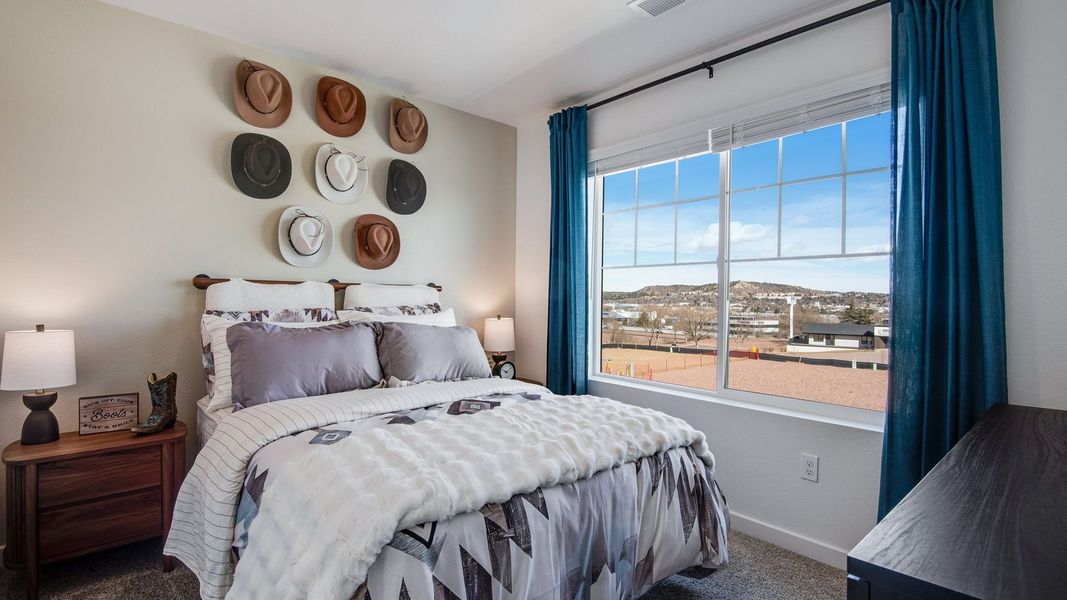 Representative furnished interior of a home built from the Boxelder by D.R. Horton in Ellston Park, Colorado Springs (Image 33).