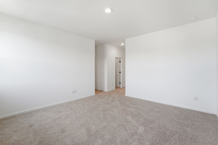 Representative unfurnished interior of a home built from the Blair by Brookfield Residential in Wendell Falls, Wendell (Image 20).