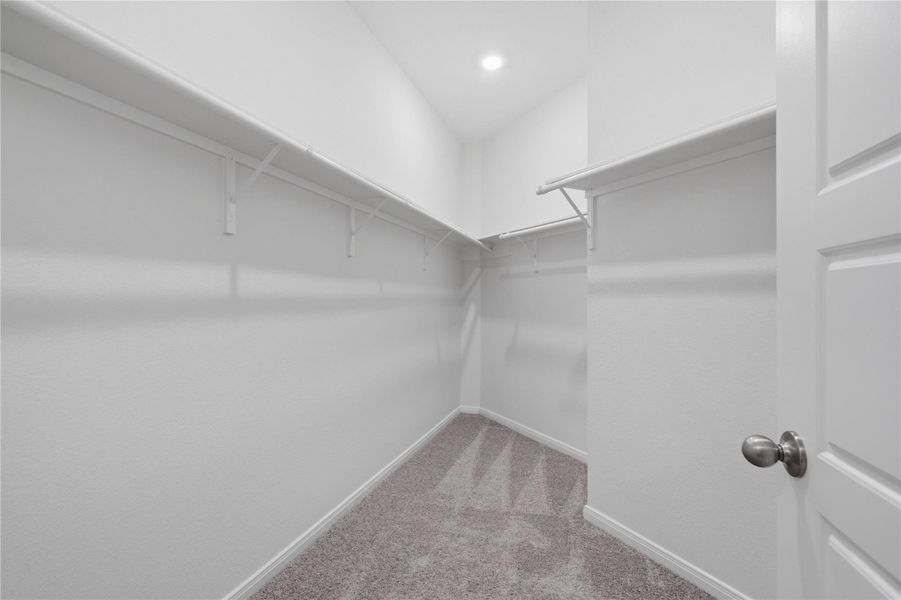 Look at this immaculate closet! With high shelving, multiple rows to hang clothing, you are sure to have enough room for all your belongings! Look at this immaculate closet! With high shelving, multiple rows to hang clothing, you are sure to have enough room for all your belongings!