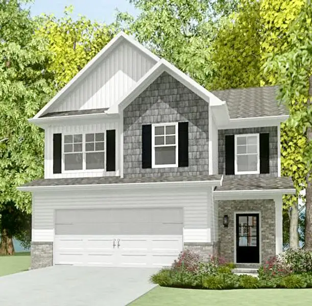 Front exterior of a home in the Honey Oaks community, located in Corryton, TN (Image 9).