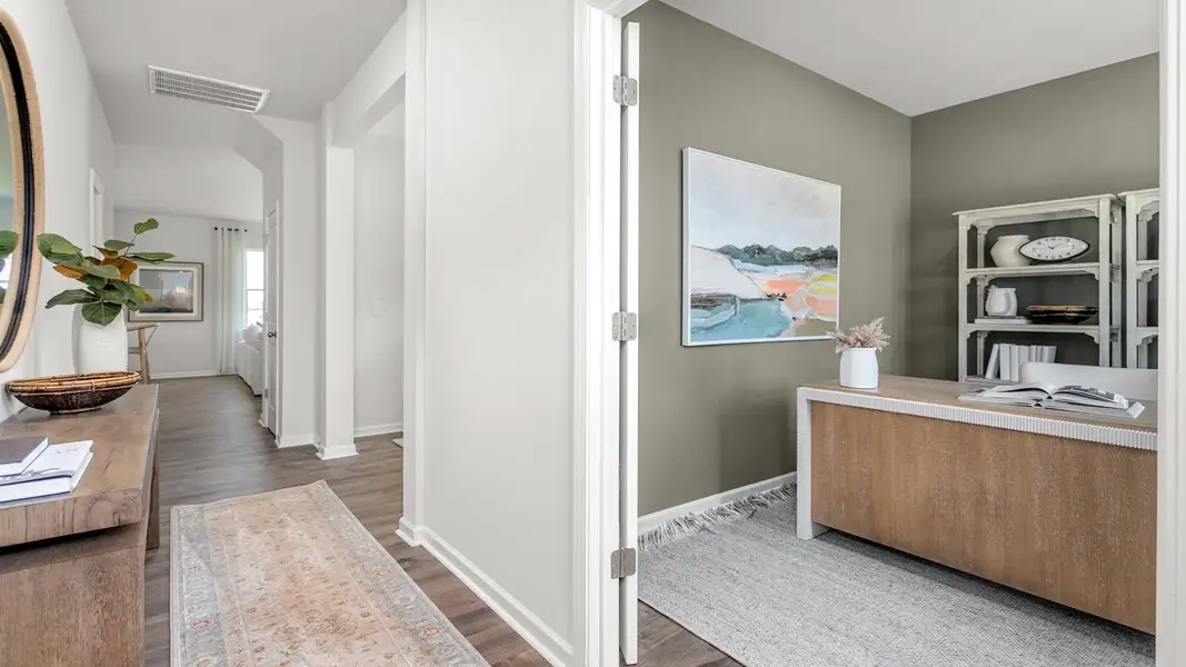 Furnished interior view inside a new home in Cambridge Park, Mebane (Image 3).