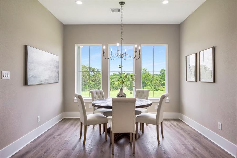 Another view of the breakfast area Another view of the breakfast area