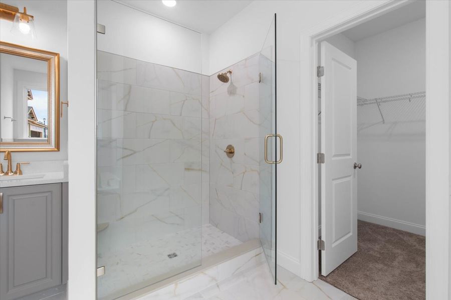 Primary Bathroom | 915 Lillian Park Drive, The Nottaway Plan by Ivey Homes