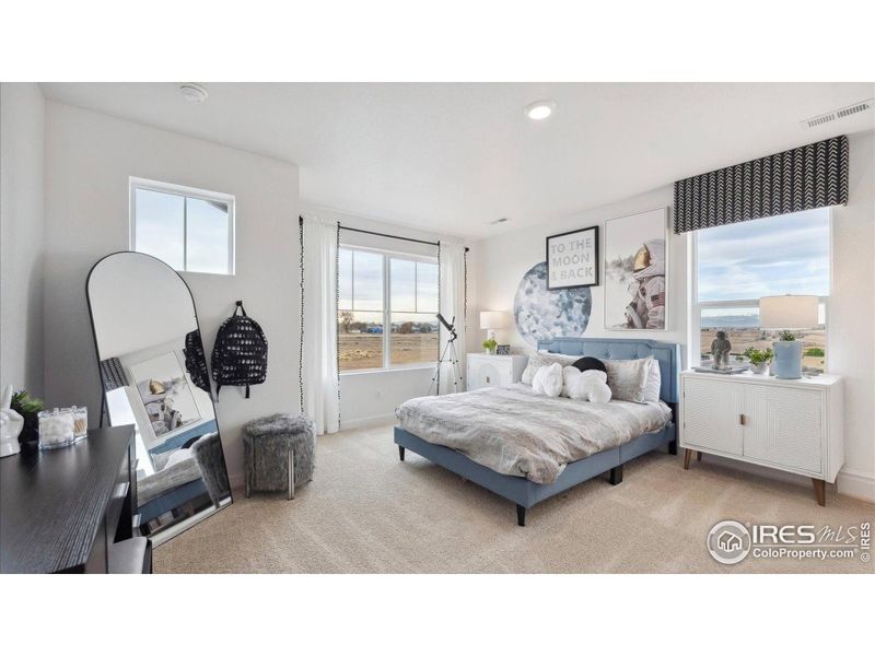 Furnished interior view inside a new home in Lakeside Canyon, Mead (Image 11).