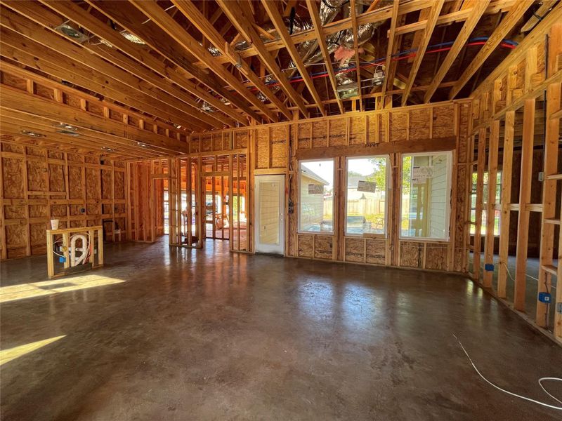 Open Concept Kitchen and Living Room