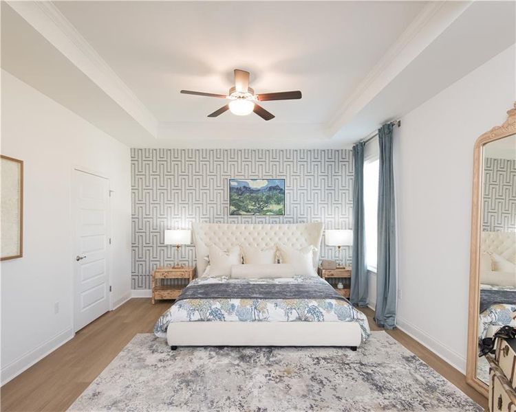 Furnished interior view inside a new home in Cooper's Walk, Loganville (Image 35).