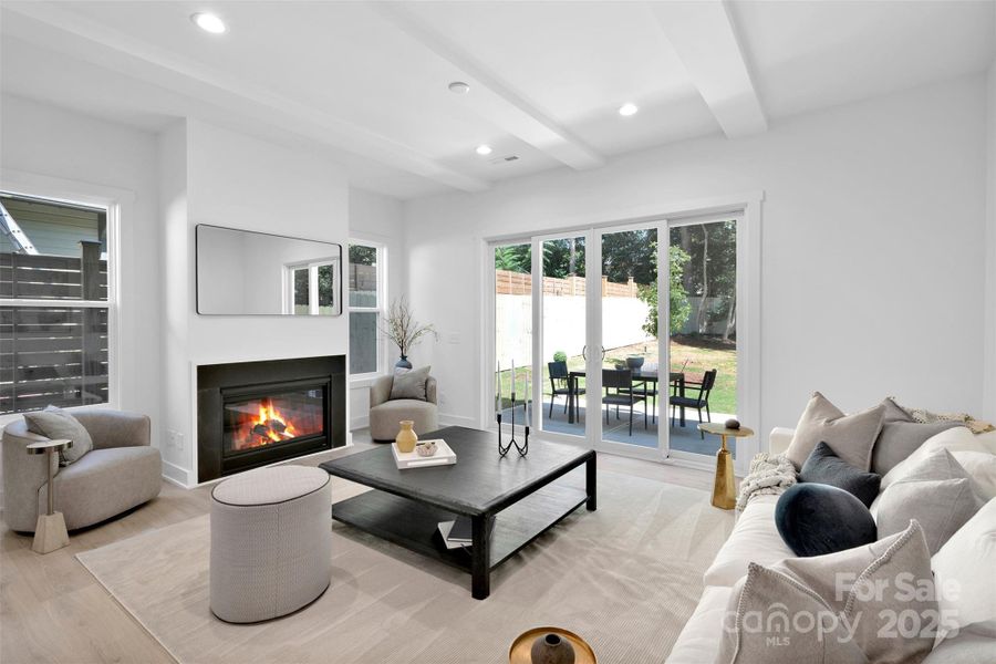 Furnished interior view inside a new home in , Charlotte (Image 7).