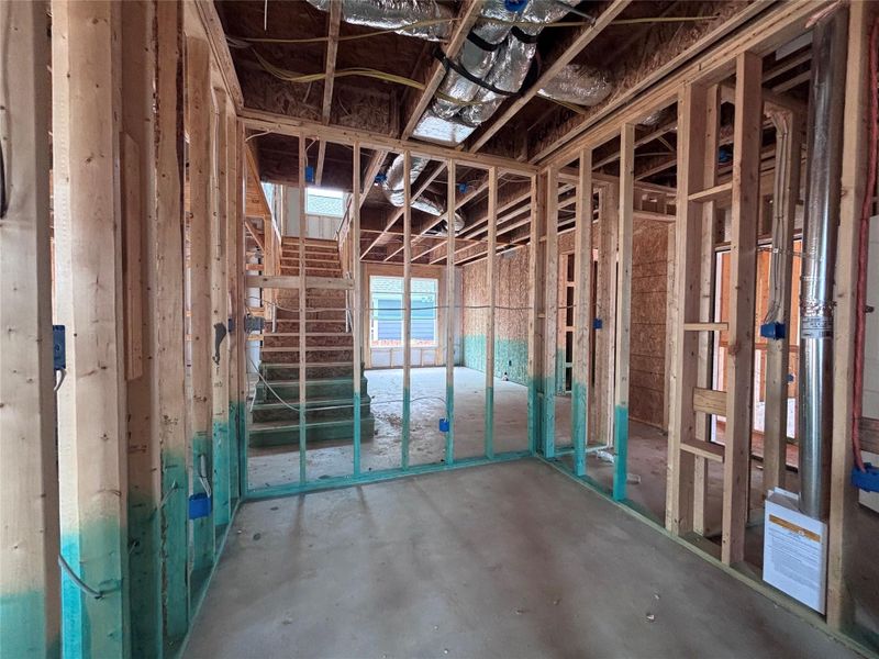 In-progress construction of a new home in The Colony 50s, Bastrop, TX (Image 30). In-progress construction of a new home in The Colony 50s, Bastrop, TX (Image 30).