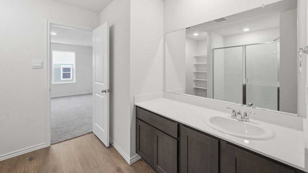 Furnished interior view inside a new home in Arbor Trails South, Princeton (Image 4).