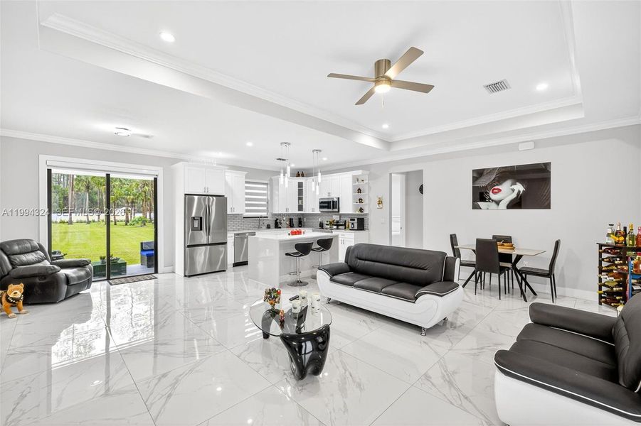 Furnished interior view inside a new home in , Naples (Image 12).