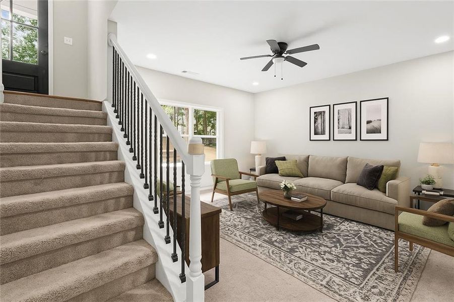 Furnished interior view inside a new home in , Villa Rica (Image 8).