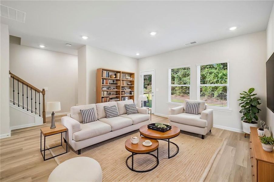 Furnished interior view inside a new home in Artisan Walk, Fairburn (Image 10).
