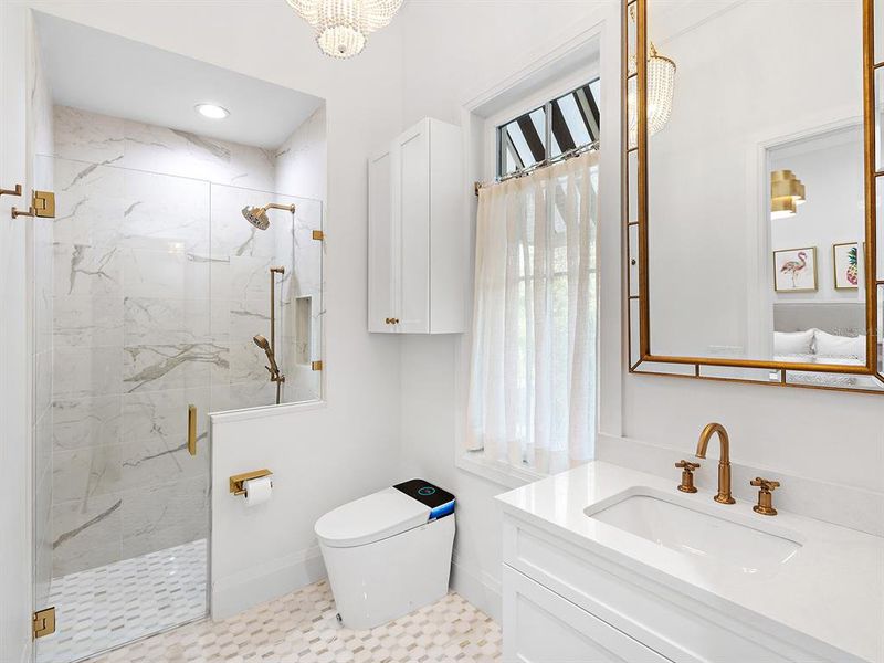Furnished interior view inside a new home in , Sarasota (Image 18).