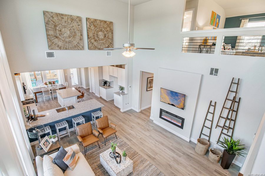 Furnished interior view inside a new home in Stillwater Ranch, San Antonio (Image 12).