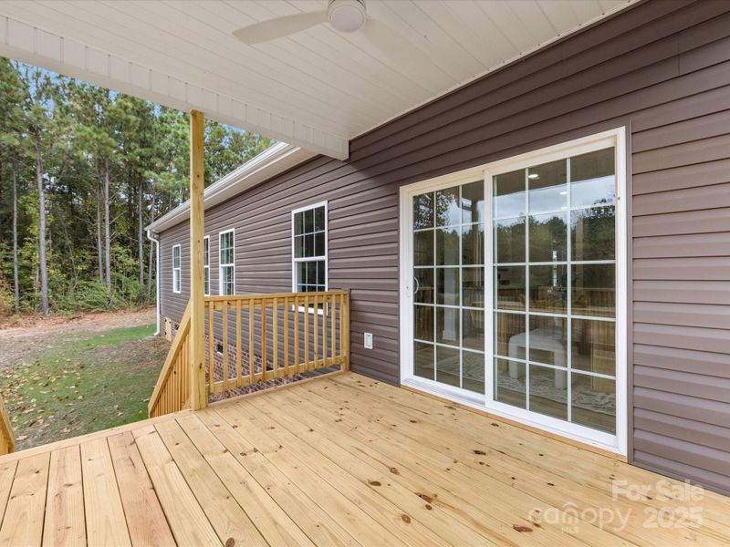 Exterior details and patio area of a home in , York (Image 4). Exterior details and patio area of a home in , York (Image 4).