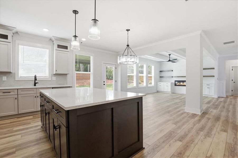 Furnished interior view inside a new home in , Lawrenceville (Image 10).