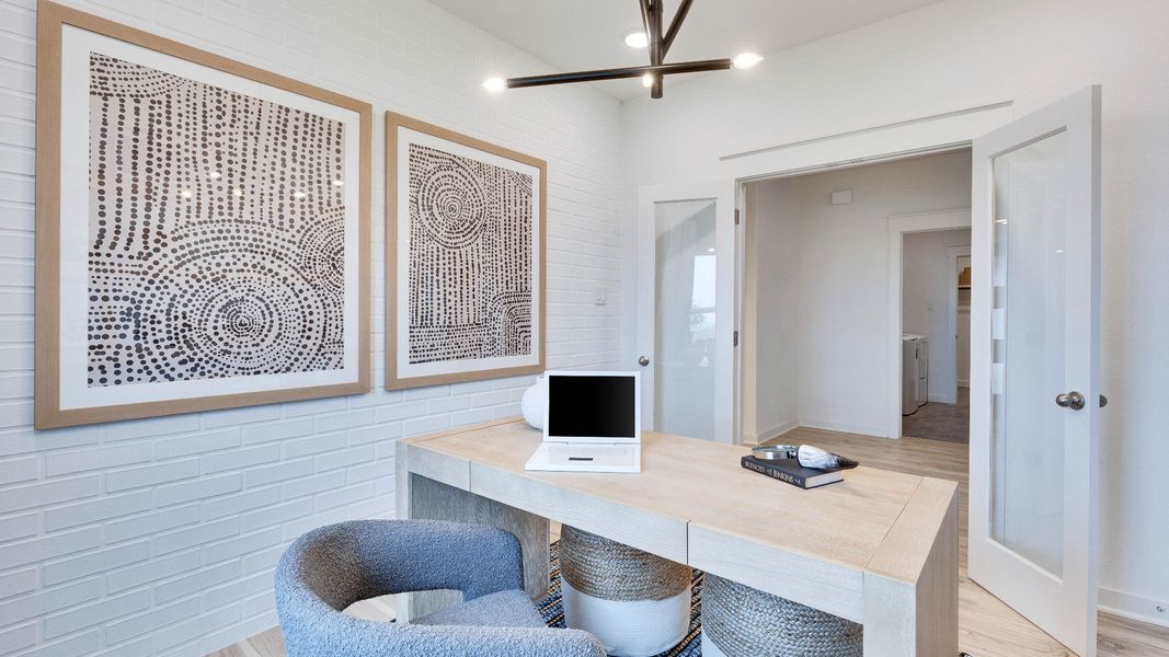 Representative furnished interior of a home built from the Meyerson by DRB Homes in Spring Creek, Taylor (Image 32).