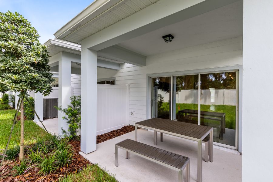 Expansive patio, perfect for gatherings.