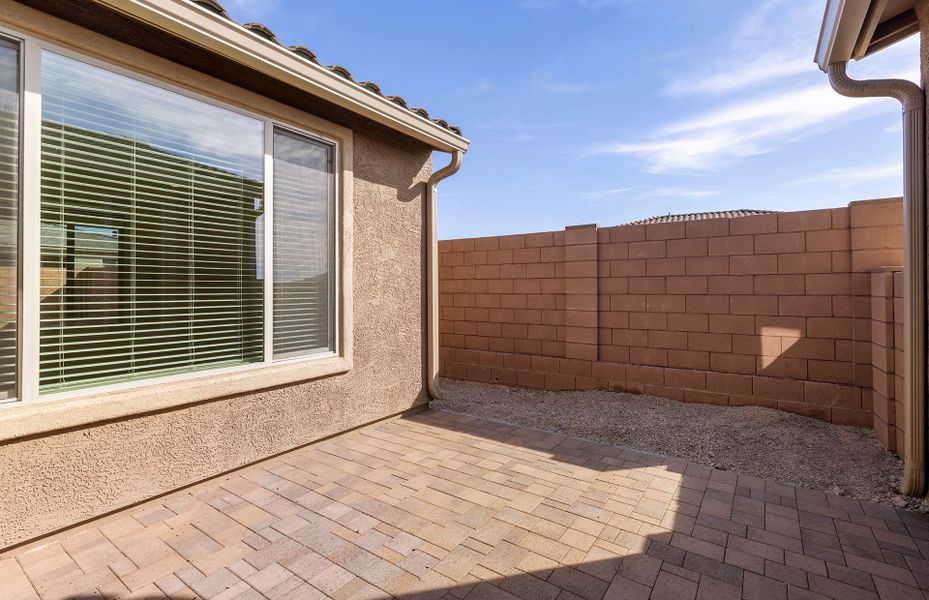 Exterior details and patio area of a home in Del Webb at Rocking K, Tucson (Image 20). Exterior details and patio area of a home in Del Webb at Rocking K, Tucson (Image 20).