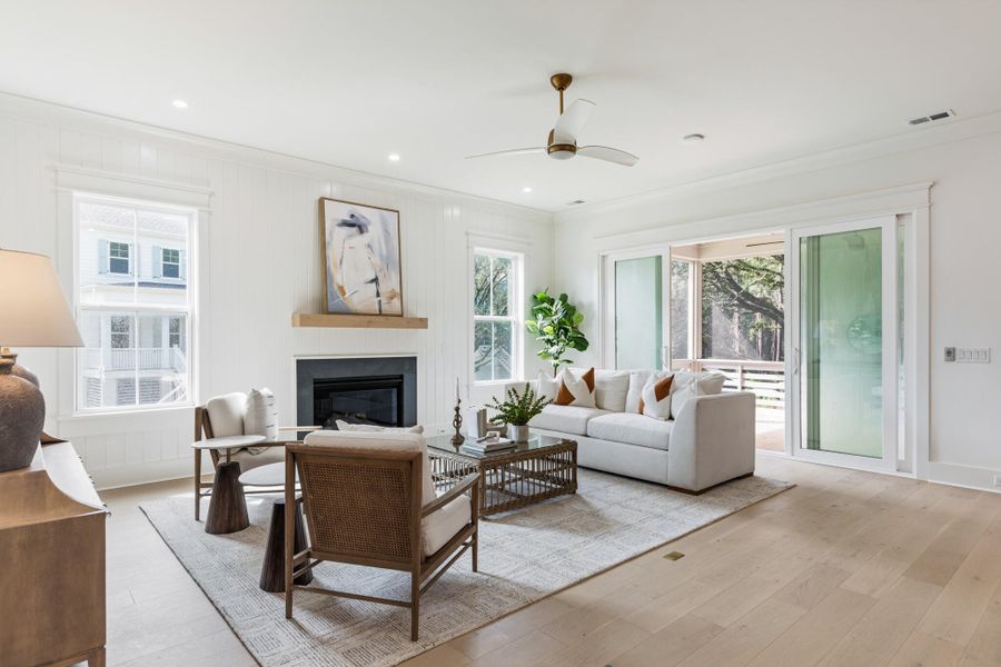 Furnished interior view inside a new home in , Mount Pleasant (Image 33).