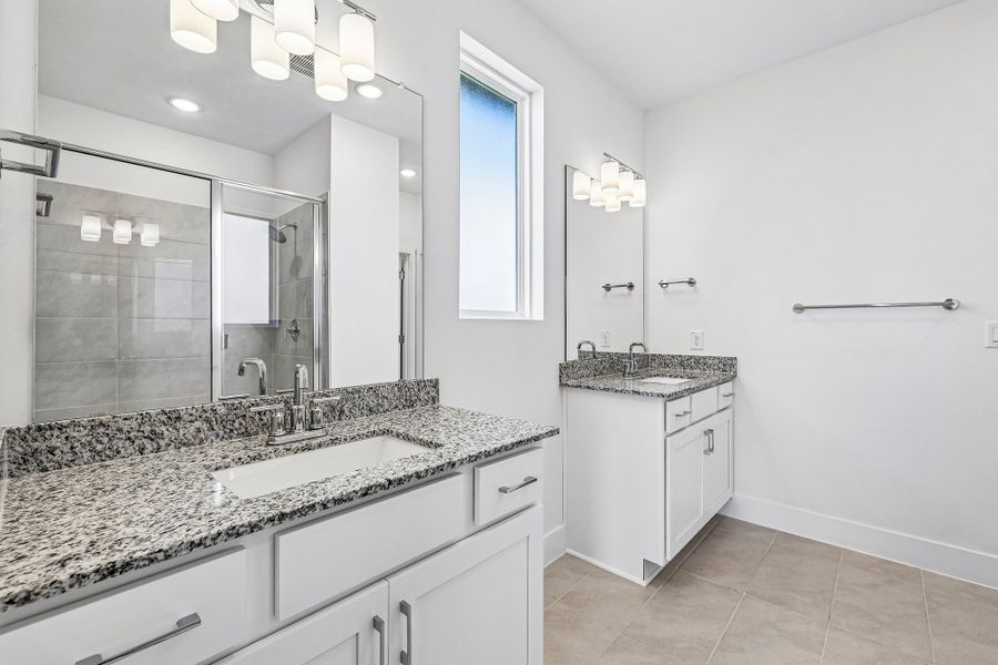 Furnished interior view inside a new home in Freedom at Anthem, Kyle (Image 5).