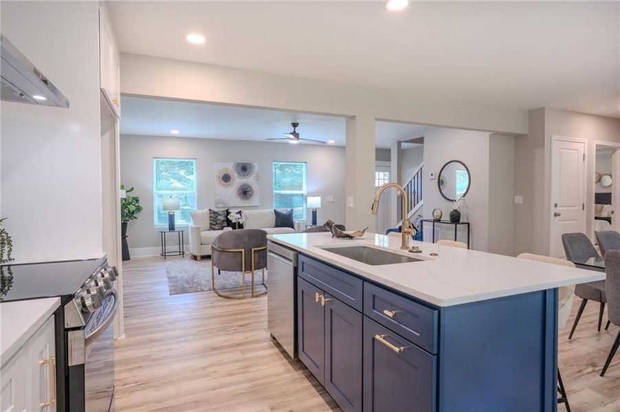 Furnished interior view inside a new home in , Covington (Image 13).