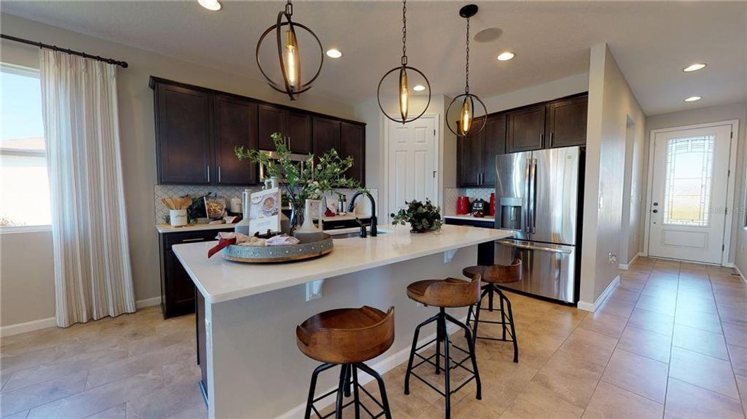 Furnished interior view inside a new home in Seminole Palms, Palm Coast (Image 11).
