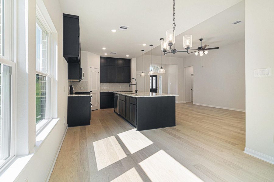 Furnished interior view inside a new home in Rose Hill Estates, Willis (Image 6). Furnished interior view inside a new home in Rose Hill Estates, Willis (Image 6).