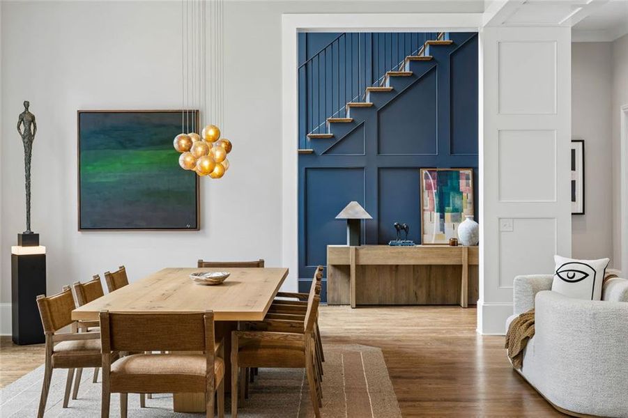 Furnished interior view inside a new home in , Atlanta (Image 34).