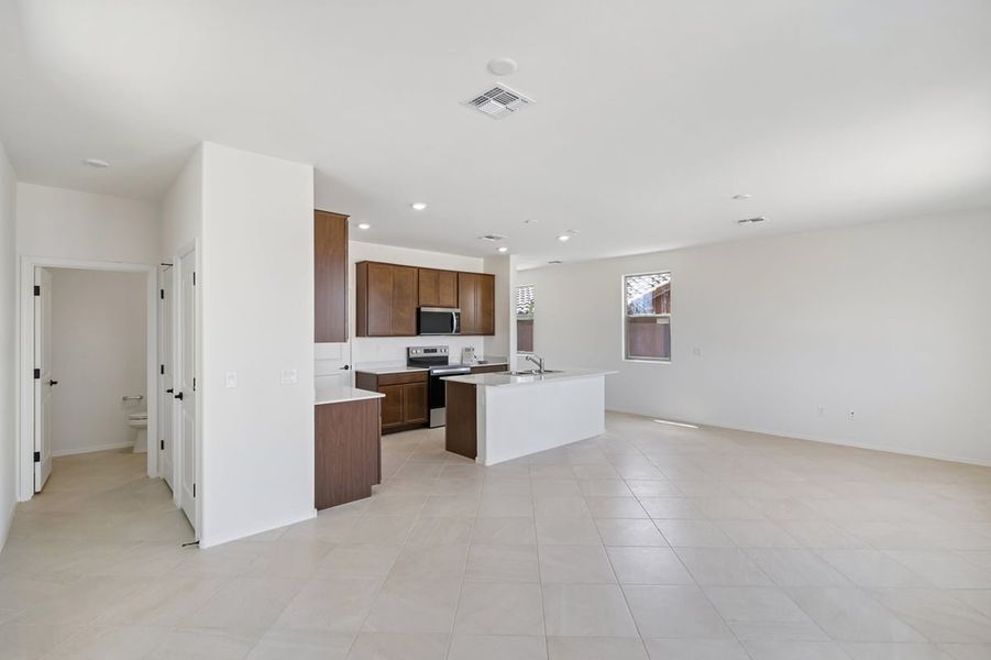 Furnished interior view inside a new home in Founders Ridge, Vail (Image 6).