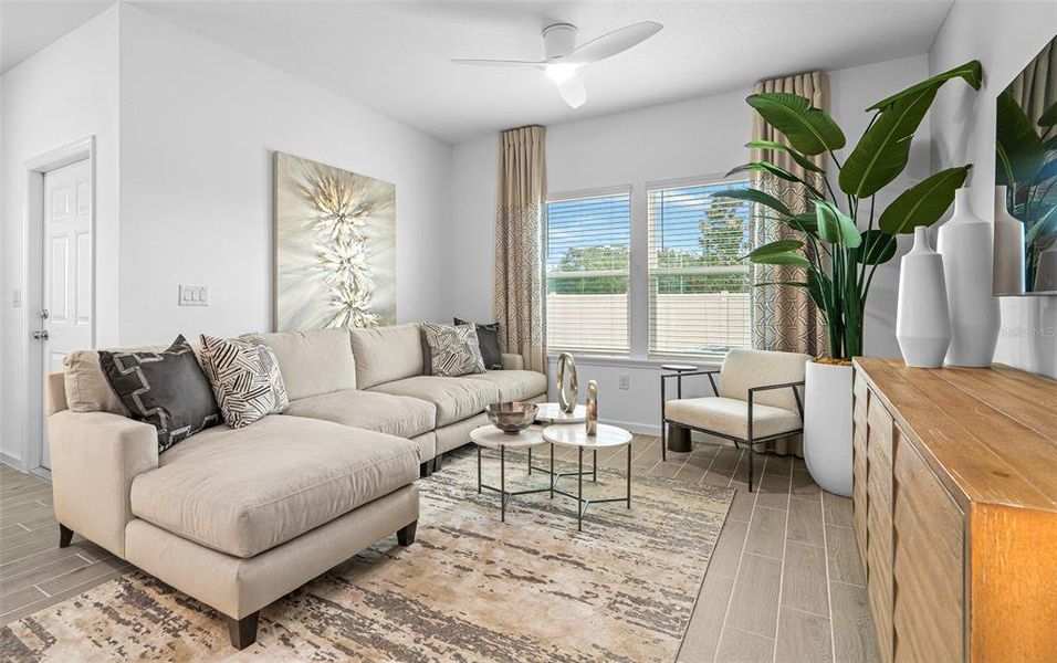 Furnished interior view inside a new home in , Ocala (Image 51). Furnished interior view inside a new home in , Ocala (Image 51).
