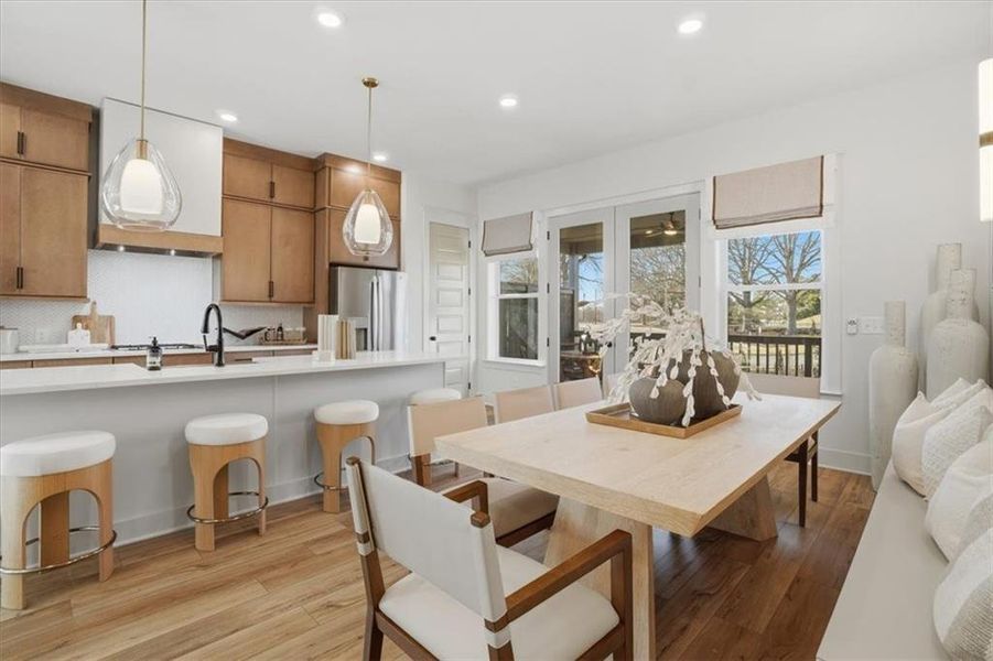 Furnished interior view inside a new home in The Eighteen, Atlanta (Image 27).