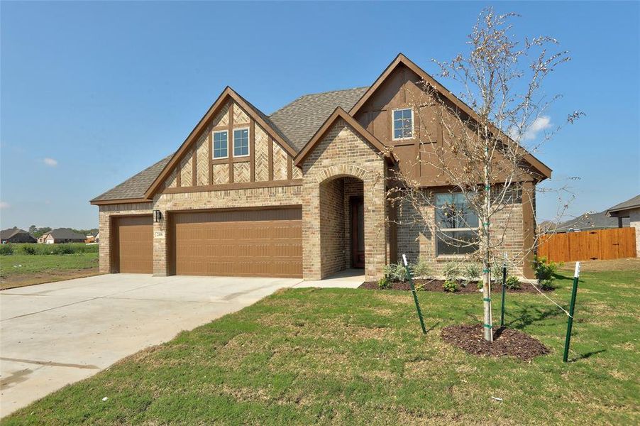Front exterior of a new home in , Josephine, TX, highlighting curb appeal (Image 2). Front exterior of a new home in , Josephine, TX, highlighting curb appeal (Image 2).
