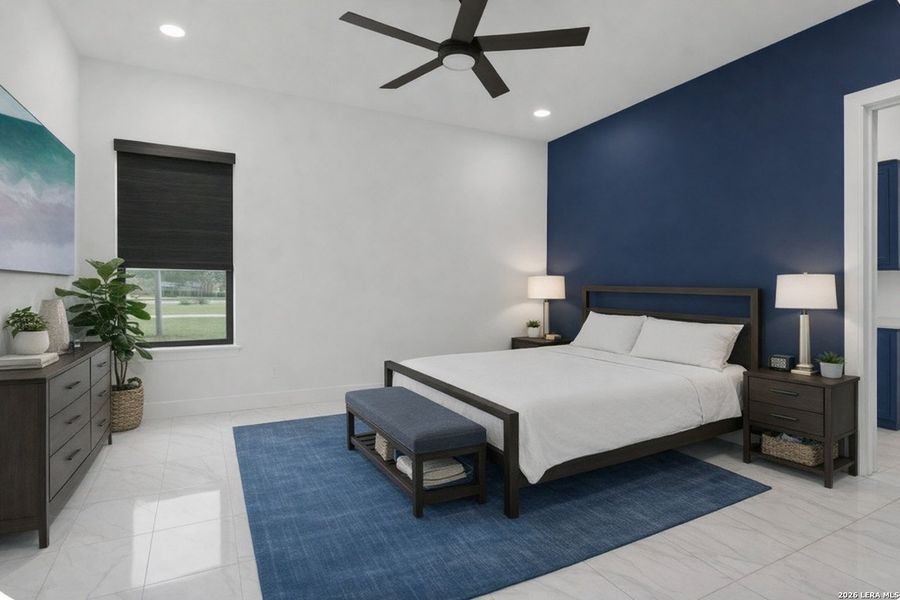 Furnished interior view inside a new home in , San Antonio (Image 43).