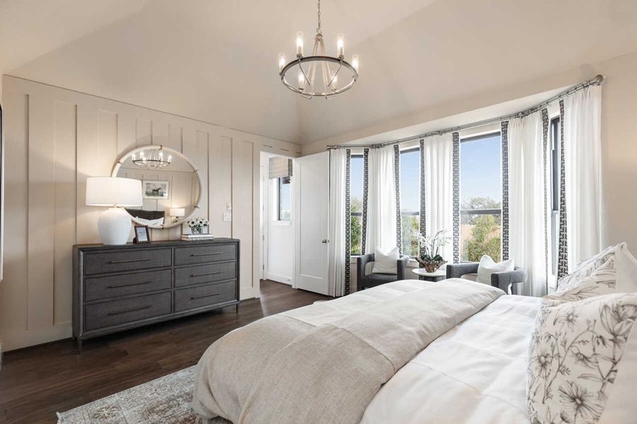 Representative Primary Bedroom - some options shown