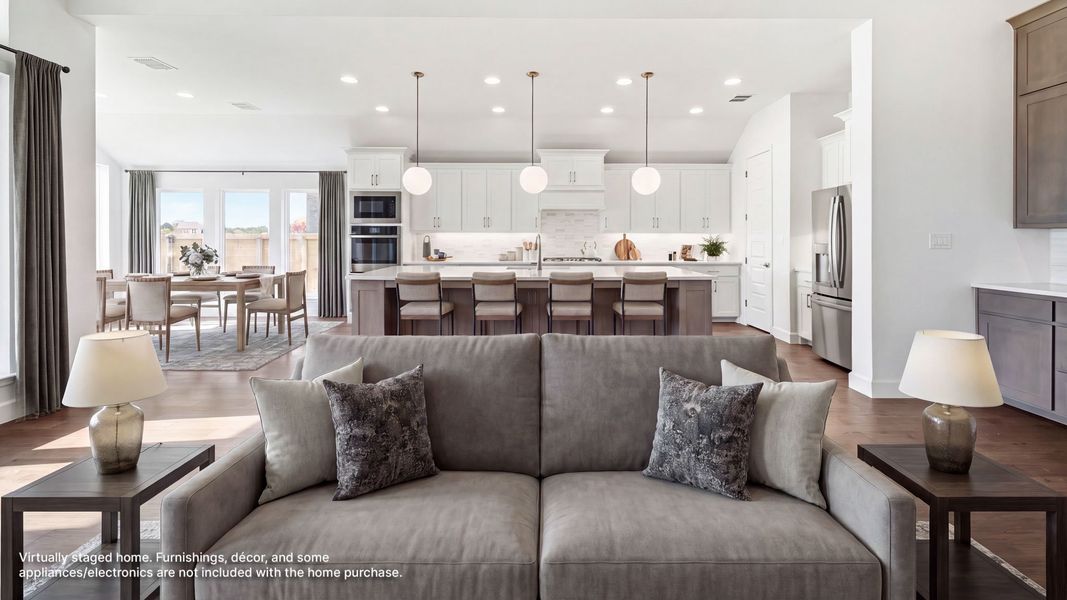 Furnished interior view inside a new home in Landmark, Denton (Image 5).