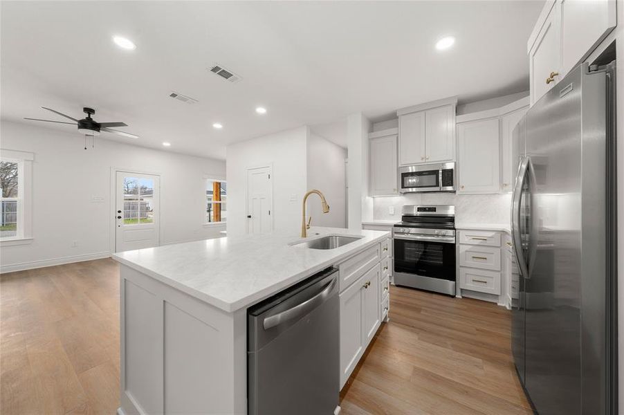 Furnished interior view inside a new home in , Valley Mills (Image 4).